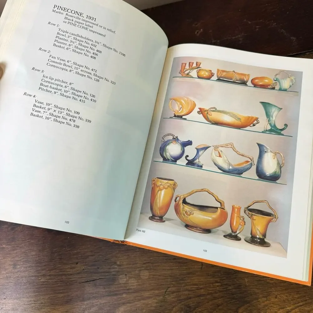 The Collectors‎ Encyclopedia of Roseville Pottery Huxford Antique Reference Book
